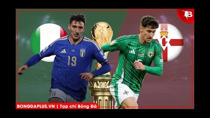 Cầu thủ Bắc Ireland vượt qua đối thủ để giữ bóng Cầu thủ Bắc Ireland vượt qua đối thủ để giữ bóng